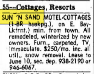 Sun n Sand Motel - Oct 04 1977 Article